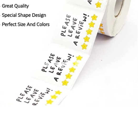 LAST SET!! ⭐️50 Please Leave a Review Star Stickers - Picture 2 of 6